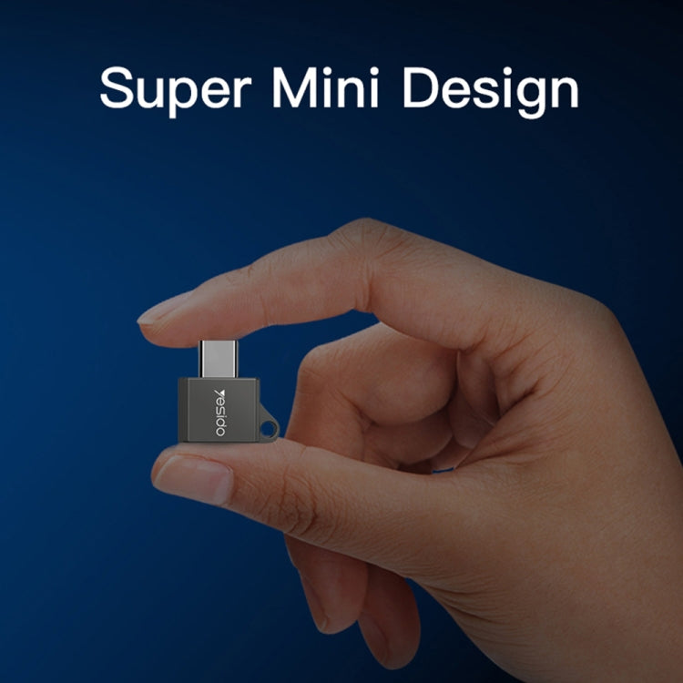 Yesido GS08 Typ-C-auf-USB 3.0 OTG Mini-Adapter mit Schlüsselanhänger