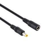 5,5 x 2,5mm 1-zu-2 Buchse-zu-Stecker DC Stromverteiler Adapter Stromkabel, Kabellänge: 70cm