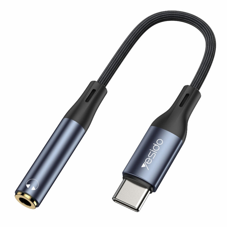 Yesido YAU38 Typ-C-auf-3,5-mm-Klinkenbuchse-Audio-Adapter, YAU38