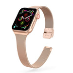 Milanese-Edelstahlarmband, Für Apple Watch Series 8&7 41mm / SE 2&6&SE&5&4 40mm / 3&2&1 38mm, Für Apple Watch Ultra 49mm / Series 8&7 45mm / SE 2&6&SE&5&4 44mm / 3&2&1 42mm, Für Apple Watch Series 7 45mm / 6 & SE & 5 & 4 44mm / 3 & 2 & 1 42mm
