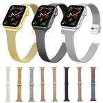 Milanese-Edelstahlarmband, Für Apple Watch Series 8&7 41mm / SE 2&6&SE&5&4 40mm / 3&2&1 38mm, Für Apple Watch Ultra 49mm / Series 8&7 45mm / SE 2&6&SE&5&4 44mm / 3&2&1 42mm, Für Apple Watch Series 7 45mm / 6 & SE & 5 & 4 44mm / 3 & 2 & 1 42mm