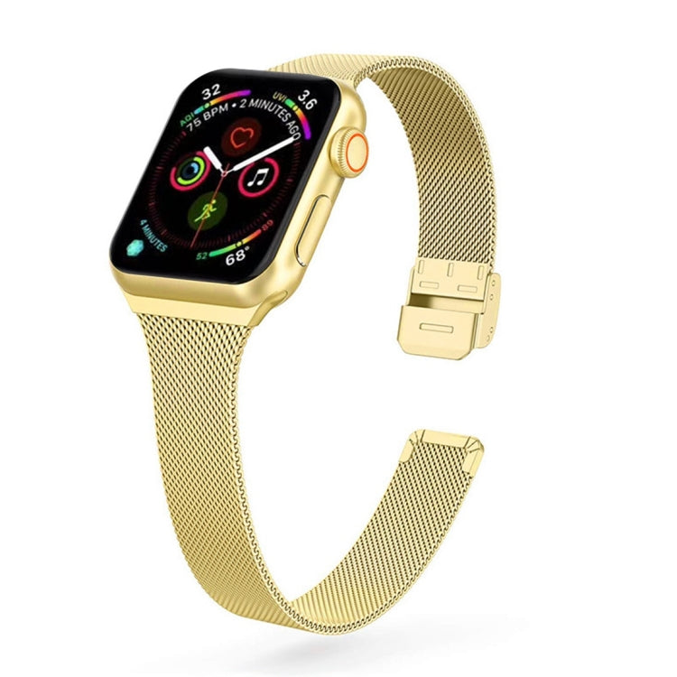 Milanese-Edelstahlarmband, Für Apple Watch Series 8&7 41mm / SE 2&6&SE&5&4 40mm / 3&2&1 38mm, Für Apple Watch Ultra 49mm / Series 8&7 45mm / SE 2&6&SE&5&4 44mm / 3&2&1 42mm, Für Apple Watch Series 7 45mm / 6 & SE & 5 & 4 44mm / 3 & 2 & 1 42mm