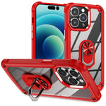 TPU + PC Objektivschutz Handyhülle mit Ringhalter, Für iPhone 17e / 16e, Für iPhone 17 Pro Max, Für iPhone 17, Für iPhone Air, Für iPhone 16 Pro Max, Für iPhone 16 Pro, Für iPhone 16 Plus, Für iPhone 16