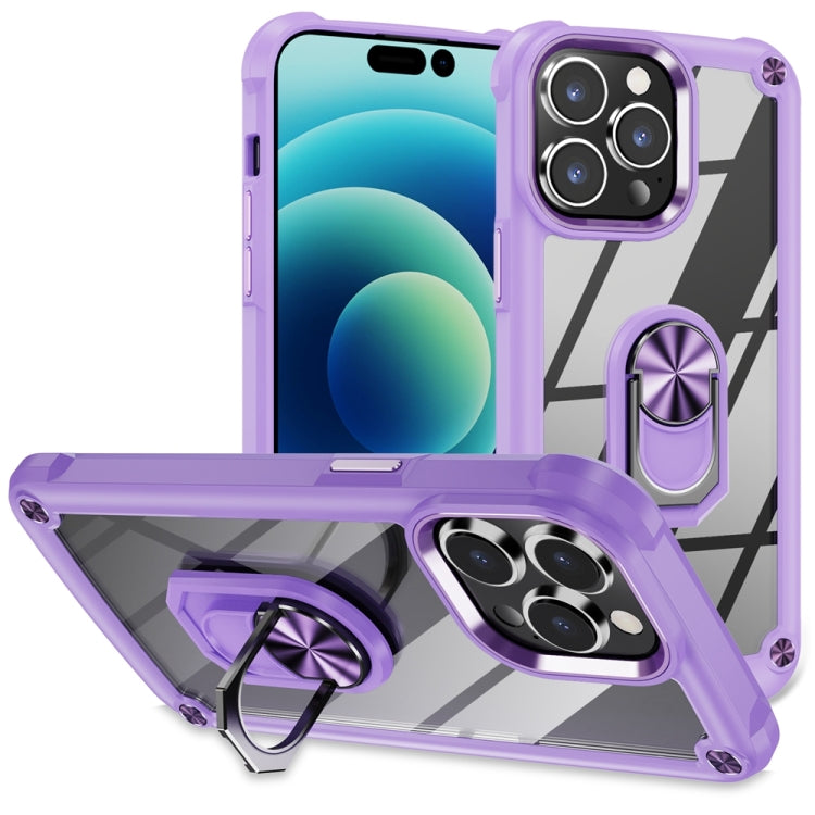 TPU + PC Objektivschutz Handyhülle mit Ringhalter, Für iPhone 17e / 16e, Für iPhone 17 Pro Max, Für iPhone 17, Für iPhone Air, Für iPhone 16 Pro Max, Für iPhone 16 Pro, Für iPhone 16 Plus, Für iPhone 16