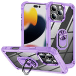 TPU + PC Objektivschutz Handyhülle mit Ringhalter, Für iPhone 17e / 16e, Für iPhone 17 Pro Max, Für iPhone 17, Für iPhone Air, Für iPhone 16 Pro Max, Für iPhone 16 Pro, Für iPhone 16 Plus, Für iPhone 16