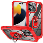 TPU + PC Objektivschutz Handyhülle mit Ringhalter, Für iPhone 17e / 16e, Für iPhone 17 Pro Max, Für iPhone 17, Für iPhone Air, Für iPhone 16 Pro Max, Für iPhone 16 Pro, Für iPhone 16 Plus, Für iPhone 16