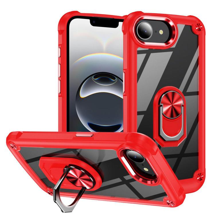TPU + PC Objektivschutz Handyhülle mit Ringhalter, Für iPhone 17e / 16e, Für iPhone 17 Pro Max, Für iPhone 17, Für iPhone Air, Für iPhone 16 Pro Max, Für iPhone 16 Pro, Für iPhone 16 Plus, Für iPhone 16