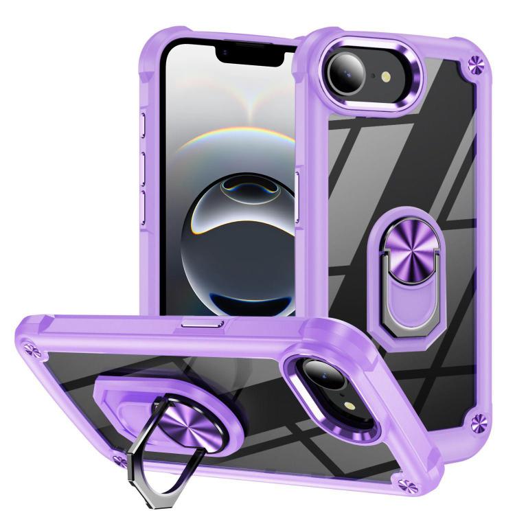 TPU + PC Objektivschutz Handyhülle mit Ringhalter, Für iPhone 17e / 16e, Für iPhone 17 Pro Max, Für iPhone 17, Für iPhone Air, Für iPhone 16 Pro Max, Für iPhone 16 Pro, Für iPhone 16 Plus, Für iPhone 16