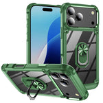 TPU + PC Objektivschutz Handyhülle mit Ringhalter, Für iPhone 17e / 16e, Für iPhone 17 Pro Max, Für iPhone 17, Für iPhone Air, Für iPhone 16 Pro Max, Für iPhone 16 Pro, Für iPhone 16 Plus, Für iPhone 16