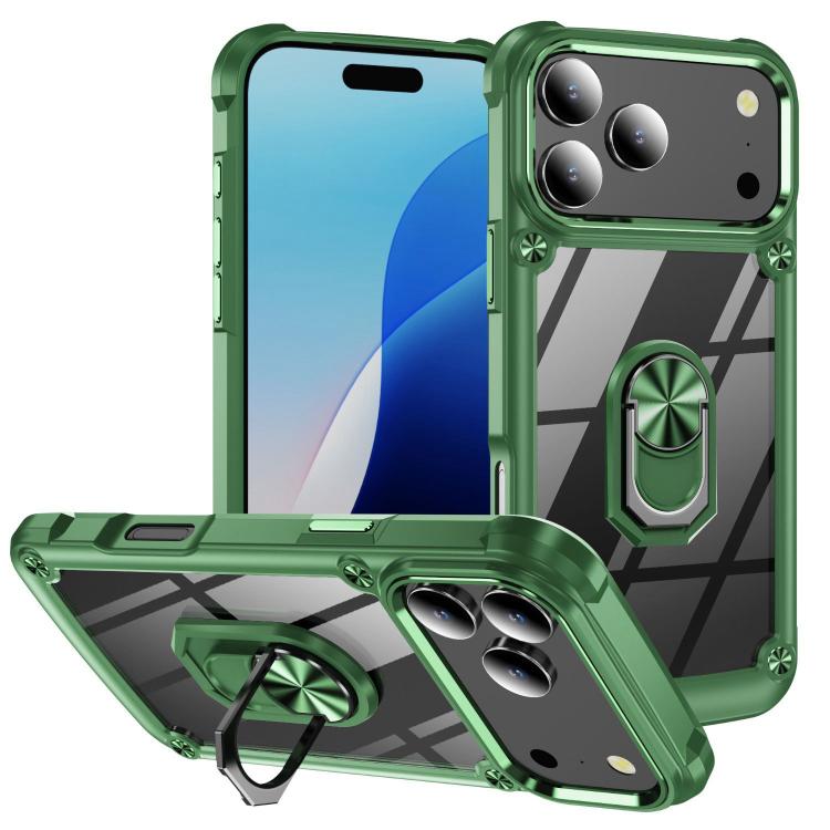 TPU + PC Objektivschutz Handyhülle mit Ringhalter, Für iPhone 17e / 16e, Für iPhone 17 Pro Max, Für iPhone 17, Für iPhone Air, Für iPhone 16 Pro Max, Für iPhone 16 Pro, Für iPhone 16 Plus, Für iPhone 16