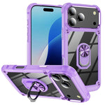 TPU + PC Objektivschutz Handyhülle mit Ringhalter, Für iPhone 17e / 16e, Für iPhone 17 Pro Max, Für iPhone 17, Für iPhone Air, Für iPhone 16 Pro Max, Für iPhone 16 Pro, Für iPhone 16 Plus, Für iPhone 16