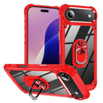 TPU + PC Objektivschutz Handyhülle mit Ringhalter, Für iPhone 17e / 16e, Für iPhone 17 Pro Max, Für iPhone 17, Für iPhone Air, Für iPhone 16 Pro Max, Für iPhone 16 Pro, Für iPhone 16 Plus, Für iPhone 16