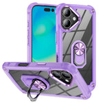 TPU + PC Objektivschutz Handyhülle mit Ringhalter, Für iPhone 17e / 16e, Für iPhone 17 Pro Max, Für iPhone 17, Für iPhone Air, Für iPhone 16 Pro Max, Für iPhone 16 Pro, Für iPhone 16 Plus, Für iPhone 16