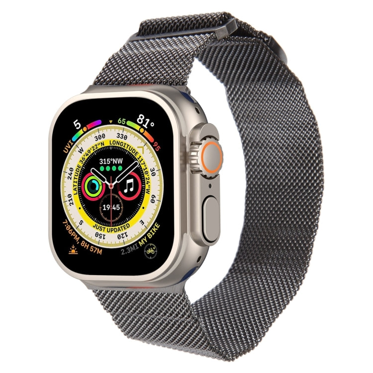 Milanese Metal Magnetic Watch Band, For Apple Watch SE 2023 44mm, For Apple Watch Ultra 49mm, For Apple Watch 8 41mm