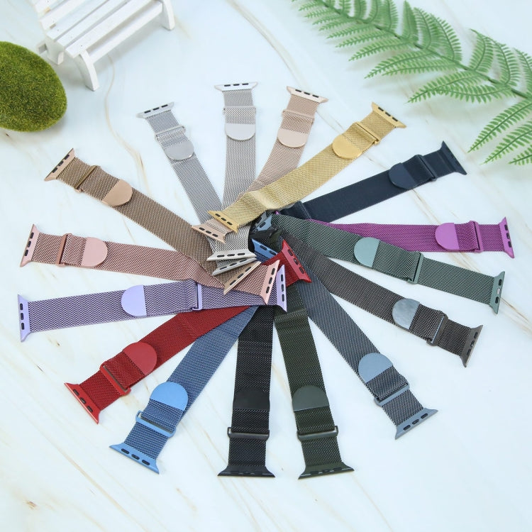 Milanese Metal Magnetic Watch Band, For Apple Watch 3 42mm, For Apple Watch 2 42mm, For Apple Watch 2 38mm