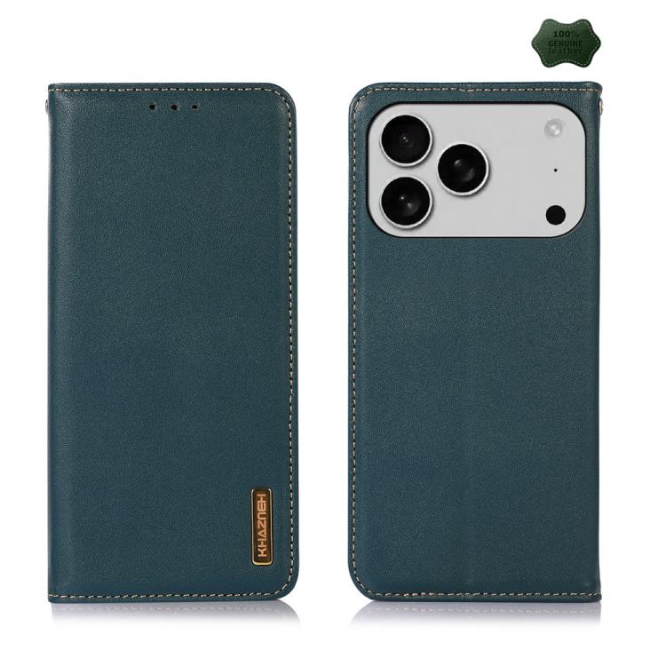 KHAZNEH Nappaleder-Handyhülle aus Rindsleder, Für iPhone 17 Pro Max, Für iPhone 16e / 17e, Für iPhone 17 Pro, Für iPhone 17, Für iPhone Air, Für iPhone 16e, Für iPhone 16 Pro Max, Für iPhone 16 Pro, Für iPhone 16 Plus, Für iPhone 16