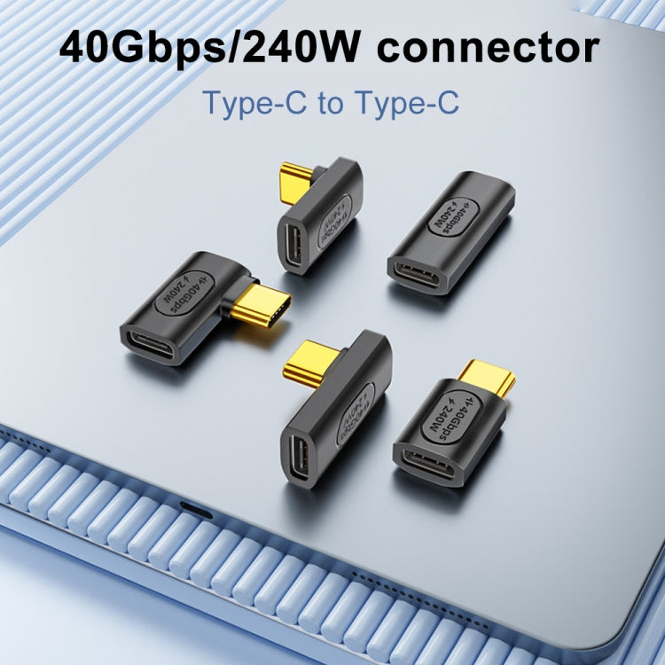 40Gbps 240W USB-C / Typ-C Buchse zu USB-C / Typ-C Buchse Gerade Adapter, Gerade Adapter