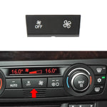 For BMW 1 Series / 3 Series / X1 / X3 Left Driving Car Air Conditioner Panel Switch Button, Air Volume Key Without OFF, Air Volume Key With OFF, AUTO Key, A Key, Snow Key