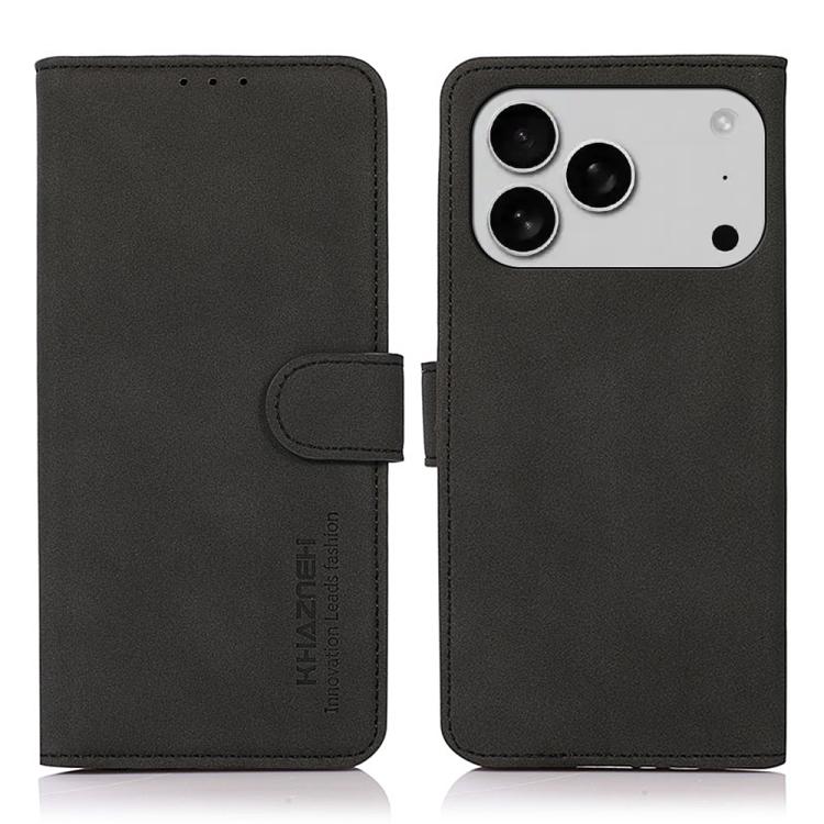 KHAZNEH Lederhülle mit matter Textur, Für iPhone 16e / 17e, Für iPhone 17 Pro Max, Für iPhone 17 Pro, Für iPhone 17, Für iPhone Air, Für iPhone 16 Pro Max, Für iPhone 16 Pro, Für iPhone 16 Plus, Für iPhone 16, Für iPhone 15 Pro Max, Für iPhone 15 P...