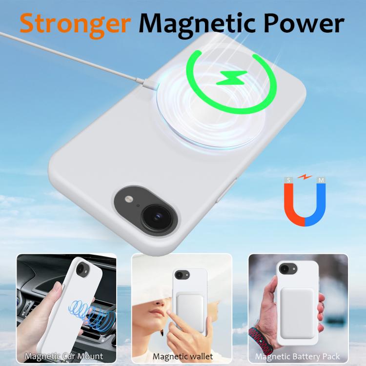 Stoßfeste Silikon-Magsafe-Handyhülle, für iPhone 17e / 16e, für iPhone 17 Pro Max, für iPhone 17 Pro, für iPhone 17, für iPhone Air