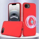 Stoßfeste Silikon-Magsafe-Handyhülle, für iPhone 17e / 16e, für iPhone 17 Pro Max, für iPhone 17 Pro, für iPhone 17, für iPhone Air