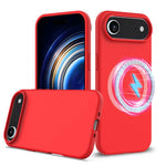 Stoßfeste Silikon-Magsafe-Handyhülle, für iPhone 17e / 16e, für iPhone 17 Pro Max, für iPhone 17 Pro, für iPhone 17, für iPhone Air