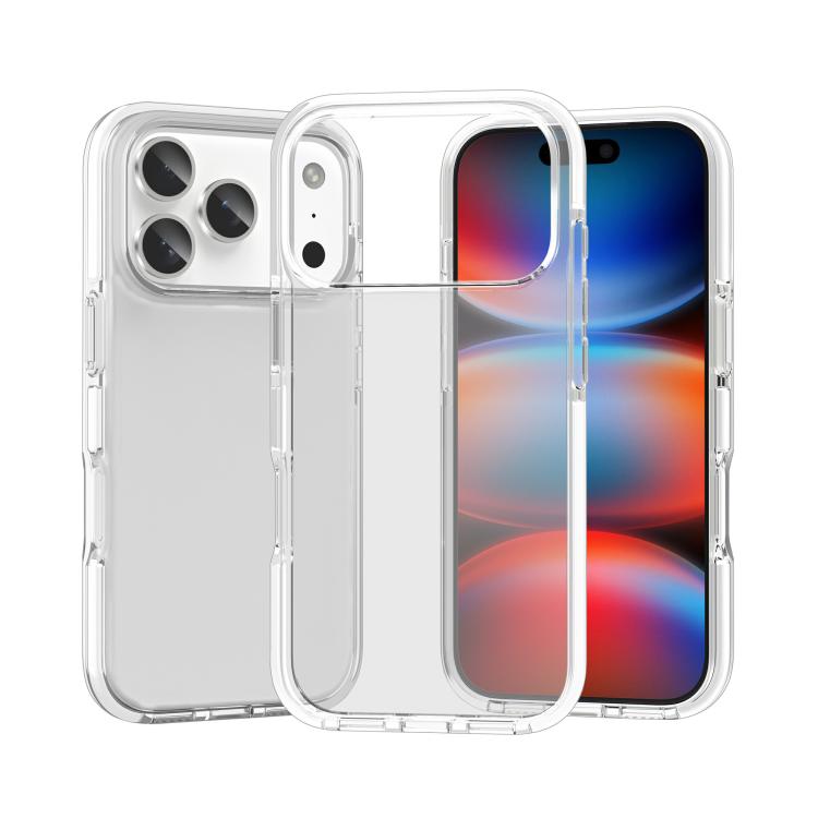 Zweifarbige stoßfeste, hochtransparente TPU-Handyhülle, für iPhone 17 Pro Max, für iPhone 17 Pro, für iPhone 17, für iPhone Air, für iPhone 16 Pro Max, für iPhone 16 Pro, für iPhone 16 Plus, für iPhone 16, für iPhone 15 Pro Max, für iPhone 15 Pro