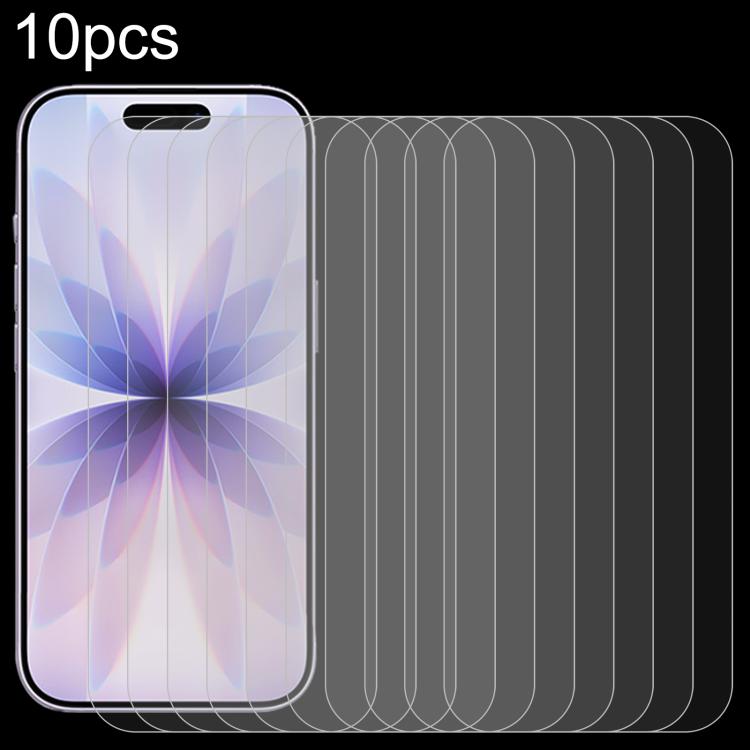 10 Stück 0,26 mm 9H 2,5D hochaluminiumvergütete Glasfolie, für iPhone 17 Pro Max, für iPhone 17 Pro / 17, für iPhone Air, für iPhone 16 Pro Max, für iPhone 16 Pro, für iPhone 16 Plus, für iPhone 16, für iPhone 15 Plus / 15 Pro Max, für iPhone 15 / 15 Pro