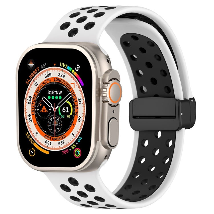 Silikon-Uhrenarmband mit magnetischer Schnalle, für Apple Watch Ultra 49mm, für Apple Watch SE 2023 44mm, für Apple Watch SE 2023 40mm