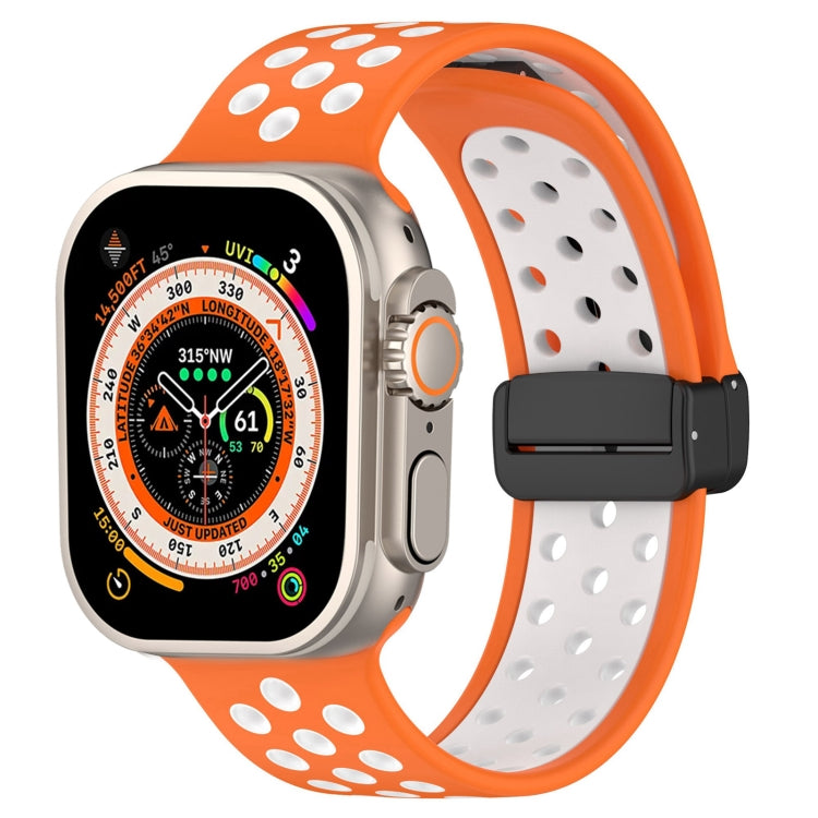 Silikon-Uhrenarmband mit magnetischer Schnalle, für Apple Watch Ultra 49mm, für Apple Watch SE 2023 44mm, für Apple Watch SE 2023 40mm