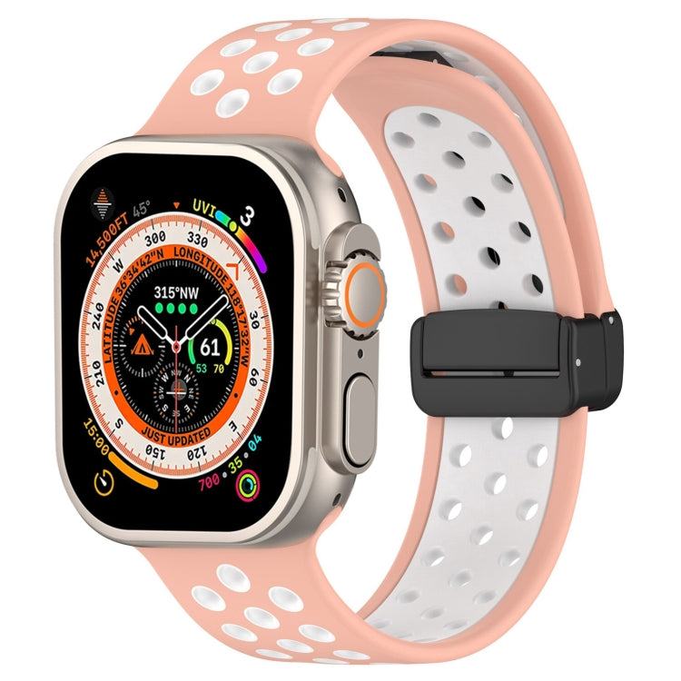 Silikon-Uhrenarmband mit magnetischer Schnalle, für Apple Watch Ultra 49mm, für Apple Watch SE 2023 44mm, für Apple Watch SE 2023 40mm