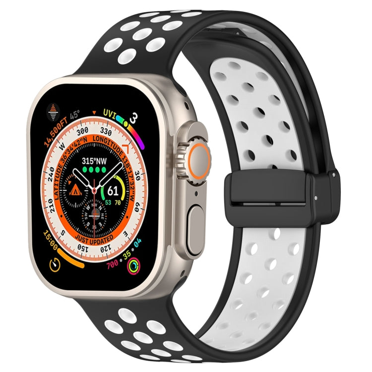 Silikon-Uhrenarmband mit magnetischer Schnalle, für Apple Watch Ultra 49mm, für Apple Watch SE 2023 44mm, für Apple Watch SE 2023 40mm