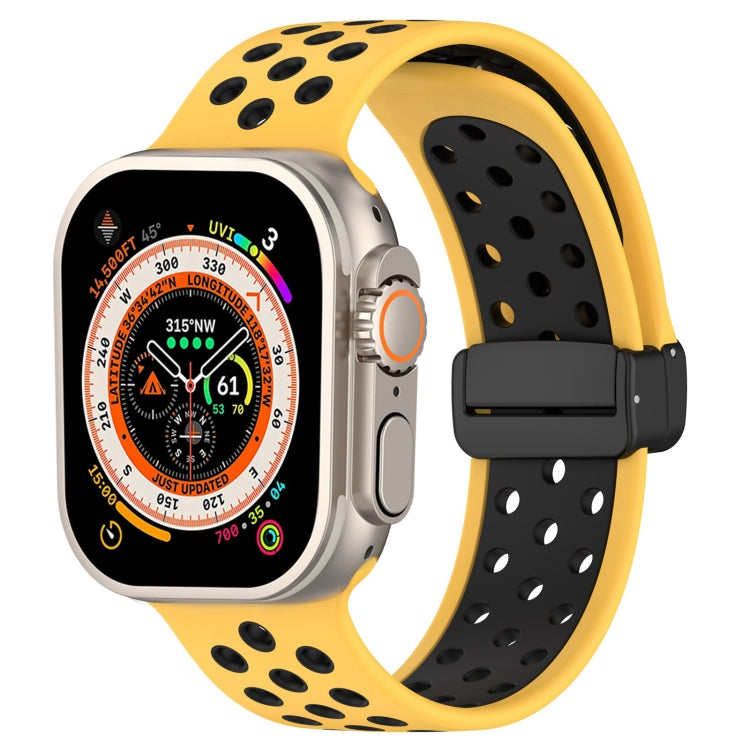 Silikon-Uhrenarmband mit magnetischer Schnalle, für Apple Watch Ultra 49mm, für Apple Watch SE 2023 44mm, für Apple Watch SE 2023 40mm