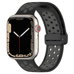Silikon-Uhrenarmband mit magnetischer Schnalle, für Apple Watch 8 41mm, für Apple Watch 8 45mm, für Apple Watch Ultra 2 49mm