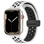 Magnetverschluss-Silikonarmband, für Apple Watch 4 44mm, für Apple Watch 4 40mm, für Apple Watch 3 38mm