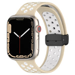 Magnetische Schnalle Silikon-Armband, für Apple Watch 3 42mm, für Apple Watch 2 42mm, für Apple Watch 2 38mm
