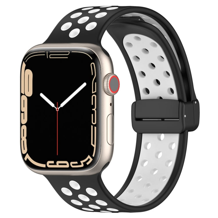 Magnetic Buckle Silicone Watch Band, For Apple Watch 4 44mm, For Apple Watch 4 40mm, For Apple Watch 3 38mm