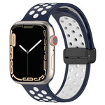 Silikon-Uhrenarmband mit magnetischer Schnalle, für Apple Watch 3 42mm, für Apple Watch 2 42mm, für Apple Watch 2 38mm