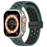 Silikon-Uhrenarmband mit magnetischer Schnalle, für Apple Watch Ultra 49mm, für Apple Watch SE 2023 44mm, für Apple Watch SE 2023 40mm