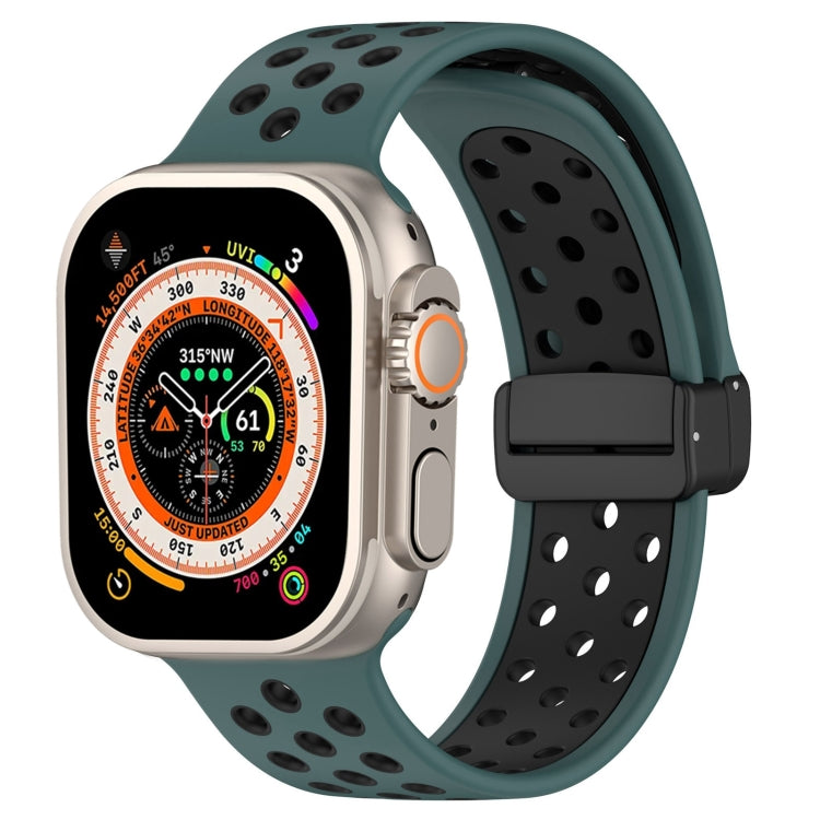 Silikon-Uhrenarmband mit magnetischer Schnalle, für Apple Watch Ultra 49mm, für Apple Watch SE 2023 44mm, für Apple Watch SE 2023 40mm