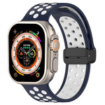 Silikon-Uhrenarmband mit magnetischer Schnalle, für Apple Watch Ultra 49mm, für Apple Watch SE 2023 44mm, für Apple Watch SE 2023 40mm