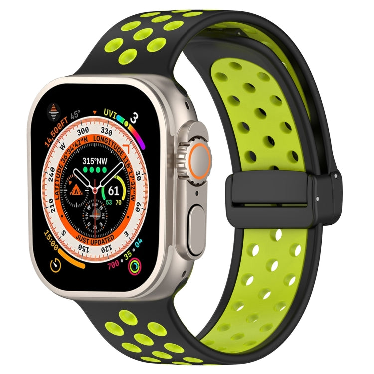 Silikon-Uhrenarmband mit magnetischer Schnalle, für Apple Watch Ultra 49mm, für Apple Watch SE 2023 44mm, für Apple Watch SE 2023 40mm