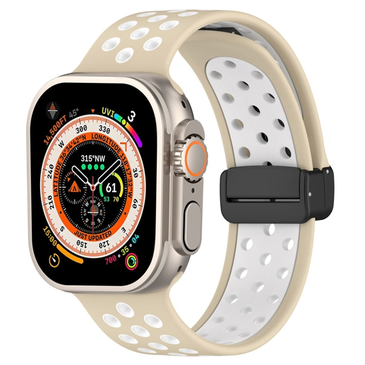 Silikon-Uhrenarmband mit magnetischer Schnalle, für Apple Watch Ultra 49mm, für Apple Watch SE 2023 44mm, für Apple Watch SE 2023 40mm