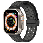 Silikon-Uhrenarmband mit magnetischer Schnalle, für Apple Watch 8 41mm, für Apple Watch 8 45mm, für Apple Watch Ultra 2 49mm