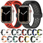 Magnetic Buckle Silicone Watch Band, For Apple Watch 4 44mm, For Apple Watch 4 40mm, For Apple Watch 3 38mm