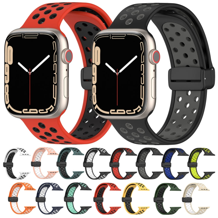 Magnetische Schnalle Silikon-Armband, für Apple Watch 3 42mm, für Apple Watch 2 42mm, für Apple Watch 2 38mm