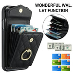 Rauten-Textur-Kartenfach-Handyhülle mit langem Umhängeband, für iPhone 11 Pro Max, für iPhone 11, für iPhone 11 Pro, für iPhone XR, für iPhone XS Max