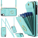 Rauten-Textur-Kartenfach-Handyhülle mit langem Umhängeband, für iPhone 11 Pro Max, für iPhone 11, für iPhone 11 Pro, für iPhone XR, für iPhone XS Max