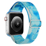 Gemustertes Nylon Ersatz Uhrenarmband, Für Apple Watch 4 44mm, Für Apple Watch 4 40mm, Für Apple Watch 3 38mm, Für Apple Watch 3 42mm, Für Apple Watch 2 42mm, Für Apple Watch 2 38mm