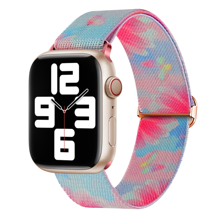 Gemustertes Nylon Ersatz Uhrenarmband, Für Apple Watch 4 44mm, Für Apple Watch 4 40mm, Für Apple Watch 3 38mm, Für Apple Watch 3 42mm, Für Apple Watch 2 42mm, Für Apple Watch 2 38mm